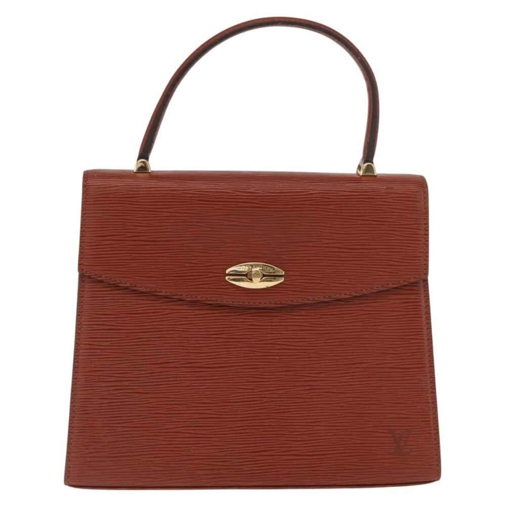 Louis Vuitton Epi Malesherbes Handbag Brown